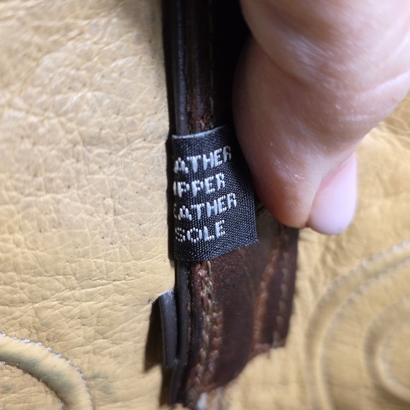 Justin Damiana Cowboy Western Boots Brown Distressed Leather Snip Toe Womens 8.5 - Picture 13 of 13